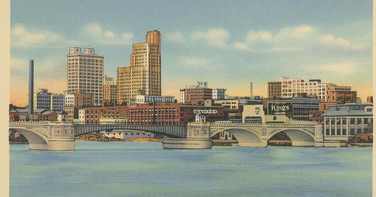 Toledo, OH — Skyline Showing Cherry Street Bridge - DPLA - 76d97373a3cce2aa5c764e6541c51608 (page 1)