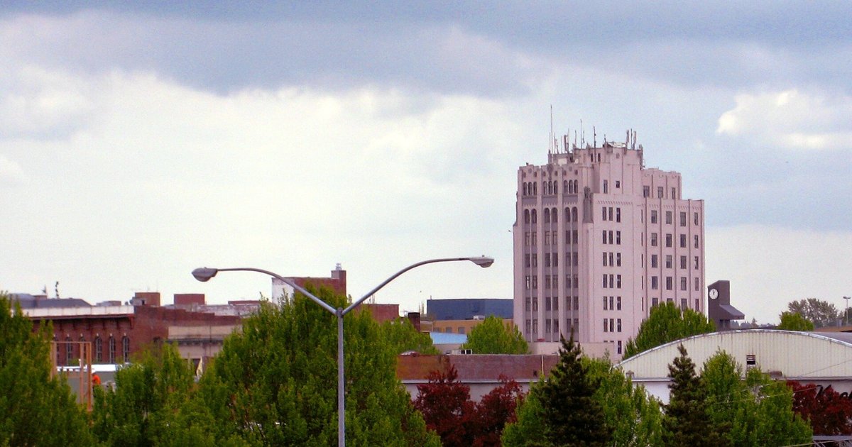 Salem, OR — Capitol Center skyline