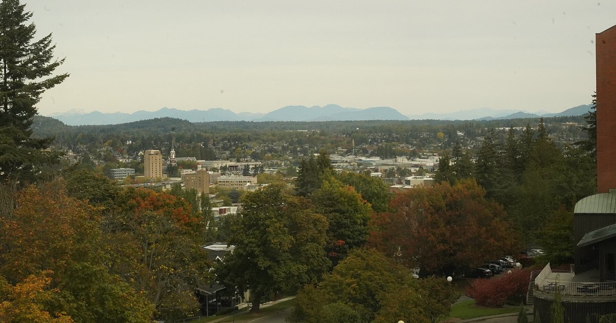 Bellingham, WA — Downtown-Bellingham-From-Western-Washington-University