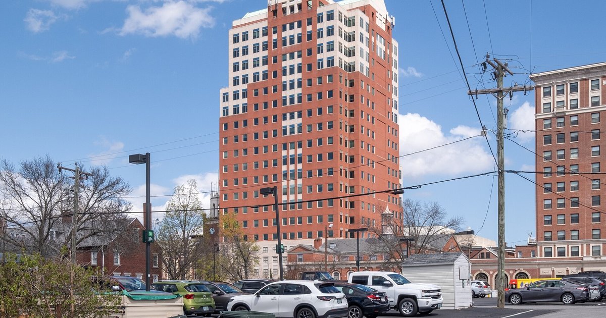 Manchester, NH — City Hall Plaza in Manchester, New Hampshire, 2025-04-22-8775